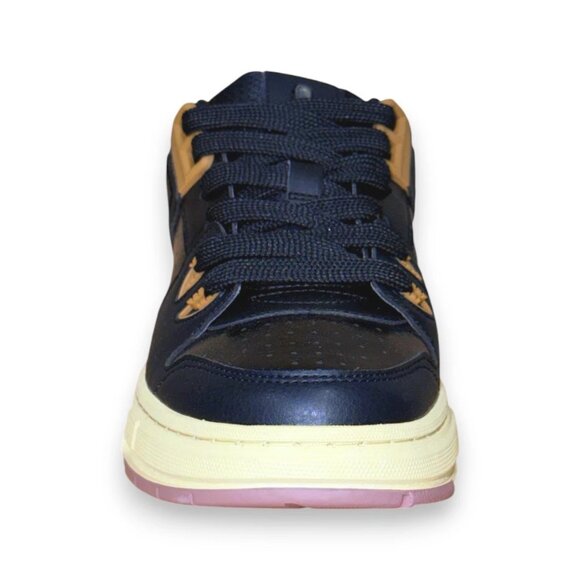 HUGO Yarrow Tenn Men's Sneakers Black Manmade Embossed Logo US 9 - Picture 2 of 6